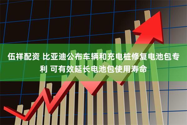 伍祥配资 比亚迪公布车辆和充电桩修复电池包专利 可有效延长电池包使用寿命
