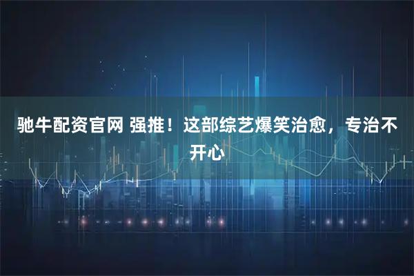 驰牛配资官网 强推！这部综艺爆笑治愈，专治不开心